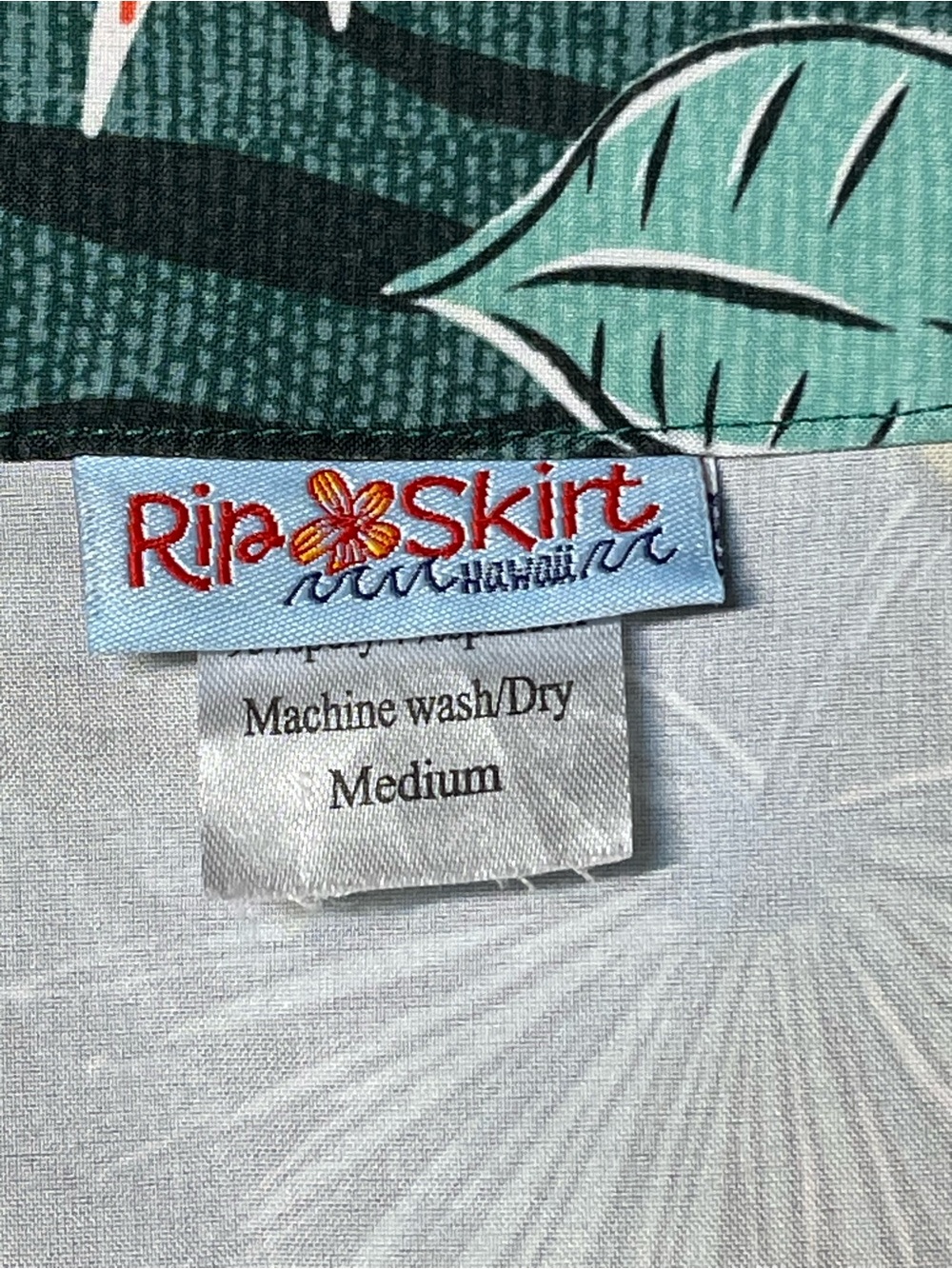 RipSkirt Hawaii Paia Maui Tropical Wrap Skirt Medium Resort Cruise travel - Picture 6 of 9